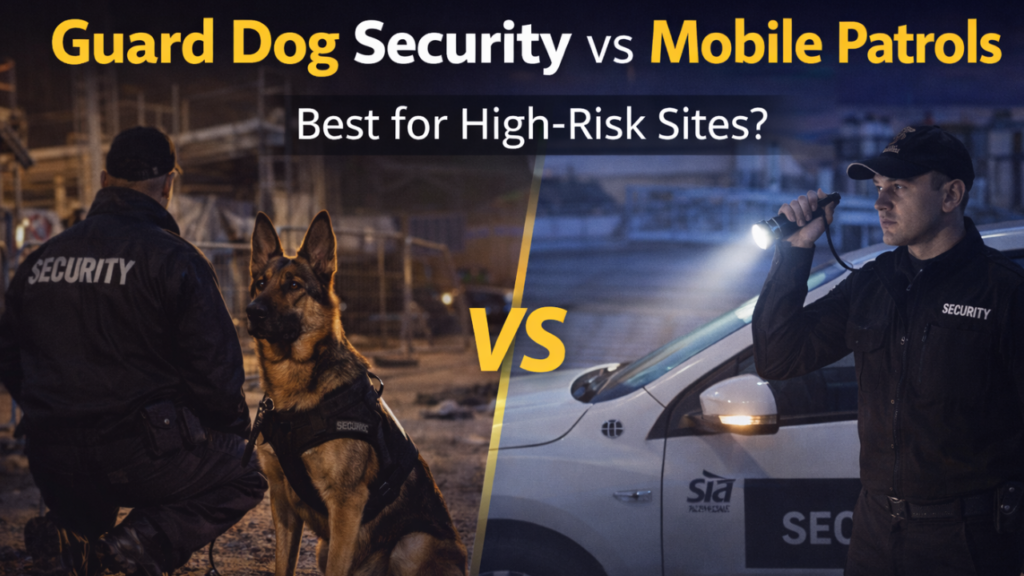 Guard Dog Security vs Mobile Patrols_ Which Is Best for High-Risk Sites_